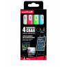 3296280046785 - UNI-CHALK 4 MARQUEURS POINTE CONIQUE MOYENNE COLORIS ASSORTIS