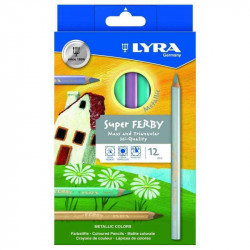 SUPER FERBY 12 CRAYONS...
