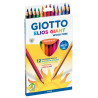 8000825012334 - ÉLIOS GIANT 12 CRAYONS COULEURS ASSORTIS