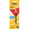 3086123397699 - BIC 4 COULEURS 2 RECHARGES ROUGE