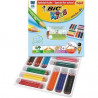 3086124001823 - KIDS ÉVOLUTION TRIANGLE CLASSPACK 144 CRAYONS COULEURS ASSORTIS