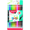 3154147490501 - GRAPH PEP'S ECRITURE FEUTRE FIN ASSORTIS LOT DE 10