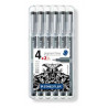 4007817308356 - PIGMENT LINER 6 FEUTRES NOIRS