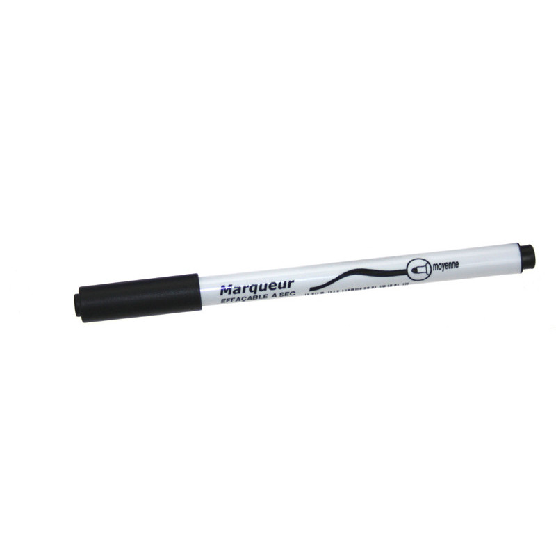 9006288002157 - 10 FEUTRES TABLEAU BLANC MOYEN NOIR 1ER PRIX