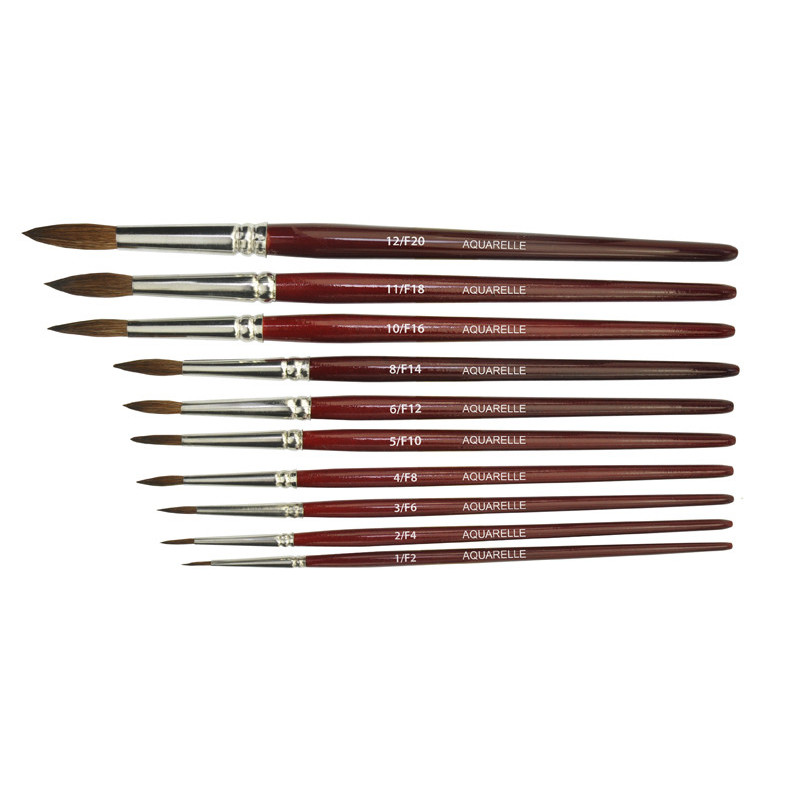 4011569033862 - 10 PINCEAUX AQUARELLE N?4