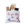 3700773314430 - 6 TROUSSES MAQUILLAGE 100% COTON ÉCRU