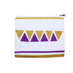 3700773314430 - 6 TROUSSES MAQUILLAGE 100% COTON ÉCRU