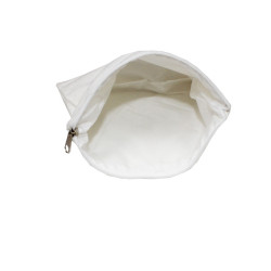 3700773314430 - 6 TROUSSES MAQUILLAGE 100% COTON ÉCRU