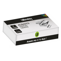 3701254700254 - 1000 AGRAFES 24/6