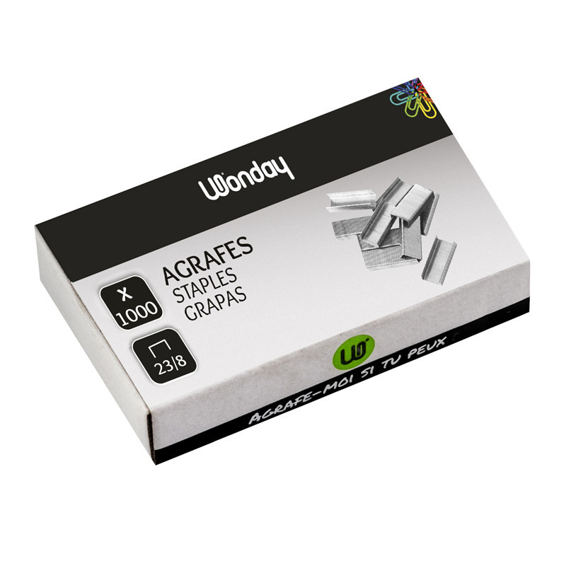 3701254702050 - 1000 AGRAFES 23/8