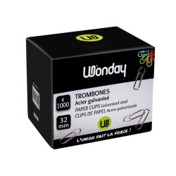 3701254703712 - 1000 ATTACHE LETTRES 32MM