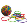3701254709561 - BOULE 70G ÉLASTIQUES COLORIS FLUO ASSORTIS