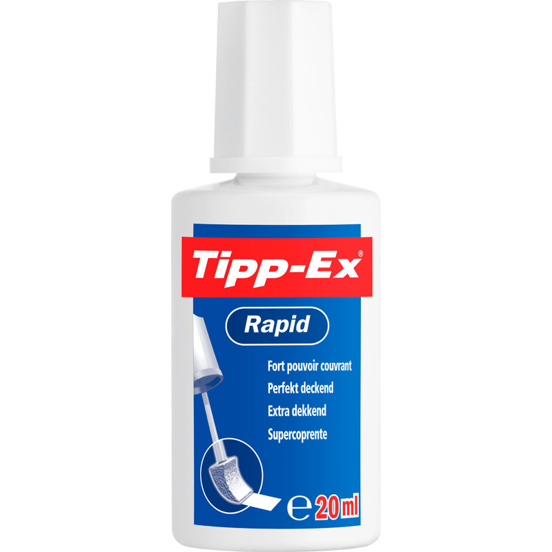3086126100326 - TIPP-EX RAPID CORRECTEUR AVEC APPLICATEUR MOUSSE 20ML