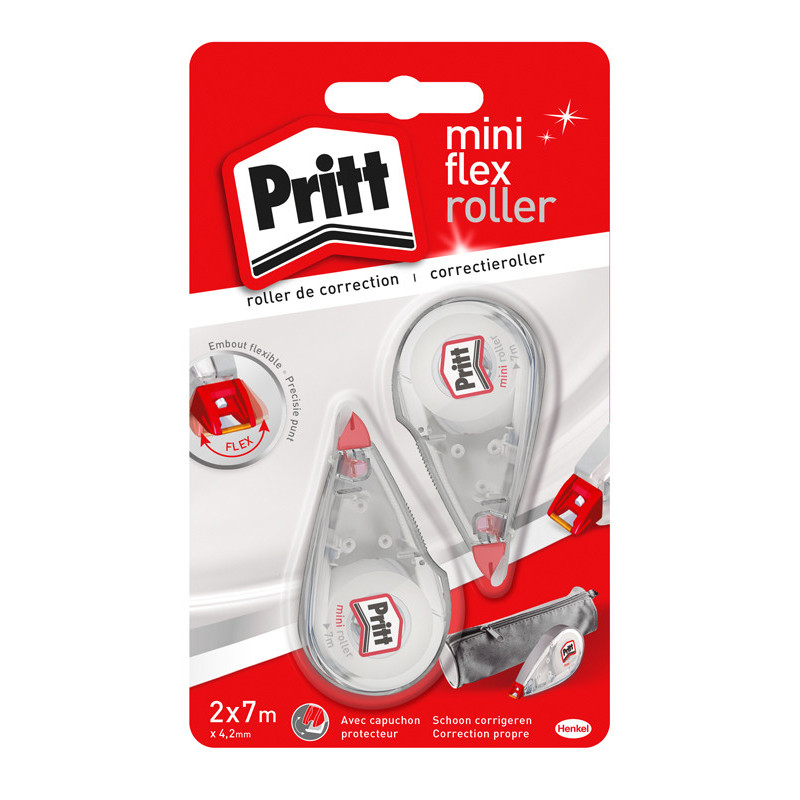 3178040241961 - PRITT 2 MINI-ROLLER DE CORRECTION 4,2MMX7M