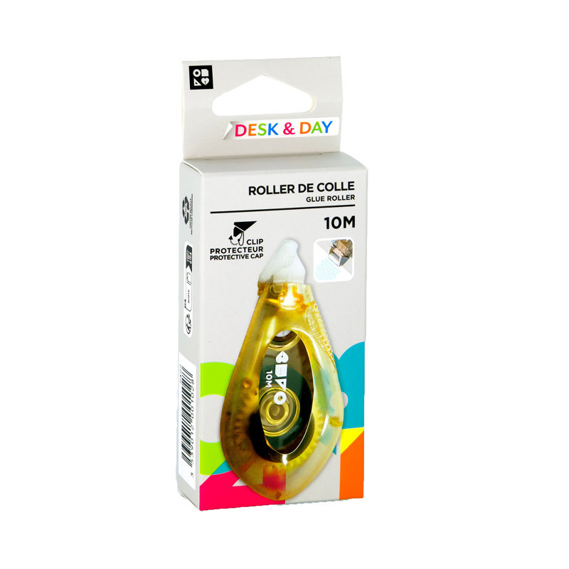 3539012001028 - ROLLER DE COLLE PERMANENT RUBAN 10M X 5MM