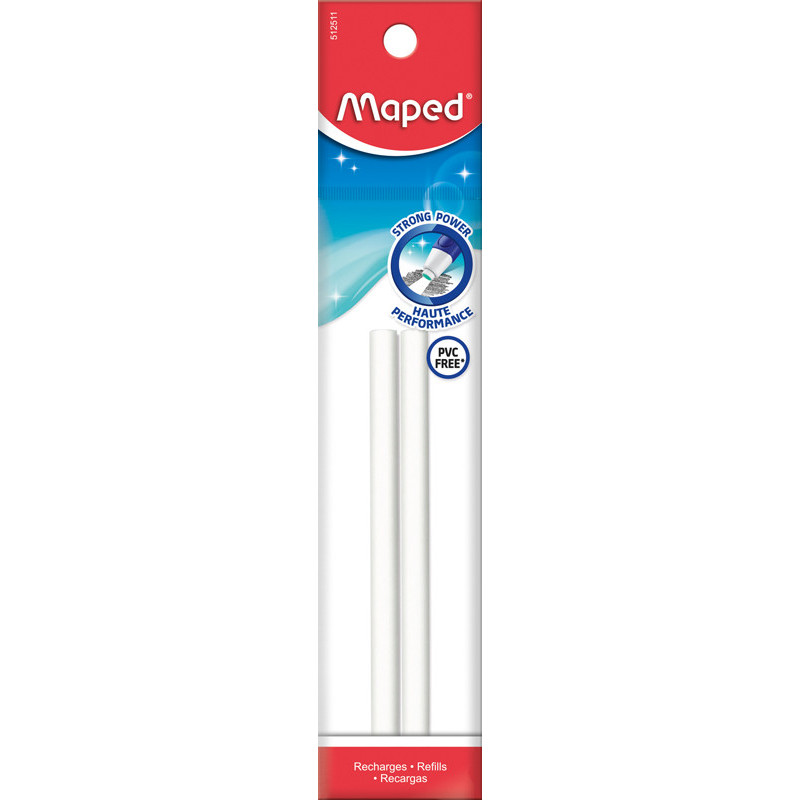 3154145125115 - 2 RECHARGES POUR STYLO GOMME