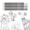 8003511429317 - BLACK PENCILS 2B 12 CRAYONS GRAPHITE