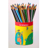 3168074980011 - TRIO THICK POT 38 CRAYONS COULEURS ASSORTIS