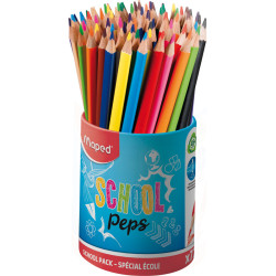 3154148320005 - SCHOOLPEP'S POT 72 CRAYONS COULEURS ASSORTIS