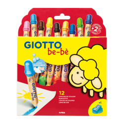 8000825018978 - BE-BÈ 12 CRAYONS COULEURS ASSORTIS