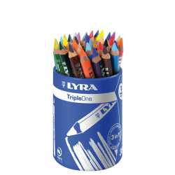4084900531495 - TRIPLE ONE POT 36 CRAYONS COULEURS ASSORTIS