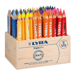 4084900306741 - TRIPLE ONE CLASSPACK 96 CRAYONS COULEURS ASSORTIS