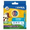 4084900470756 - FERBY 12 CRAYONS COULEURS ASSORTIS