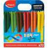 3154148616054 - SCHOOL'PEPS INFINITY POT DE 72 CRAYONS DE COULEURS ASSORTIS