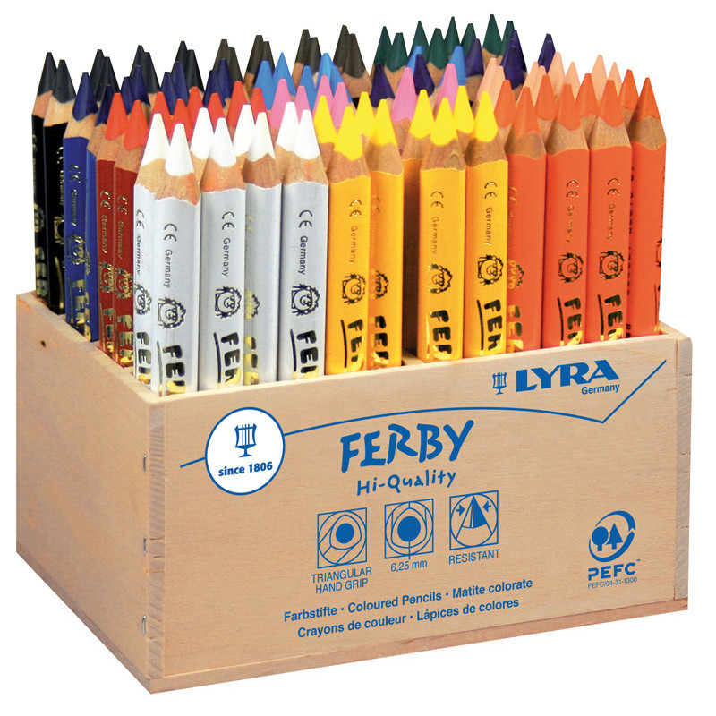 4084900470763 - FERBY CLASSPACK 96 CRAYONS COULEURS ASSORTIS