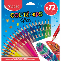 3154148320722 - COLOR PEP'S STAR 72 CRAYONS COULEURS ASSORTIS