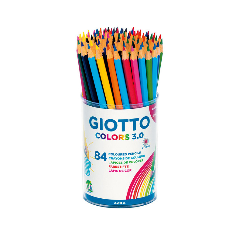 8000825012471 - COLORS 3.0 POT 84 CRAYONS COULEUR ASSORTIS