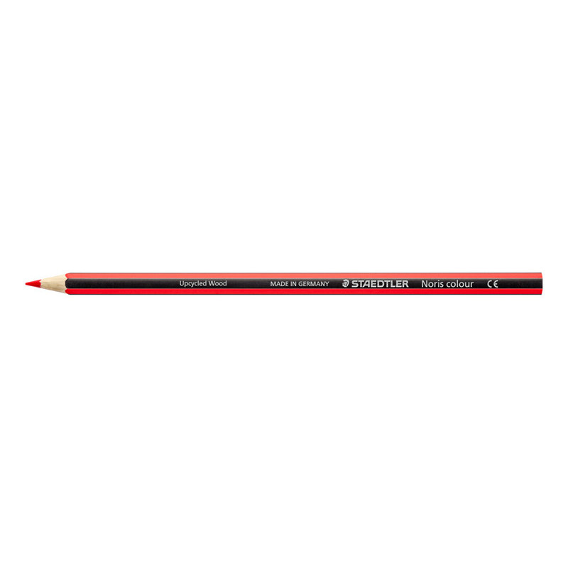 4007817185438 - NORIS COLOUR 185 12 CRAYONS COULEURS ROUGE