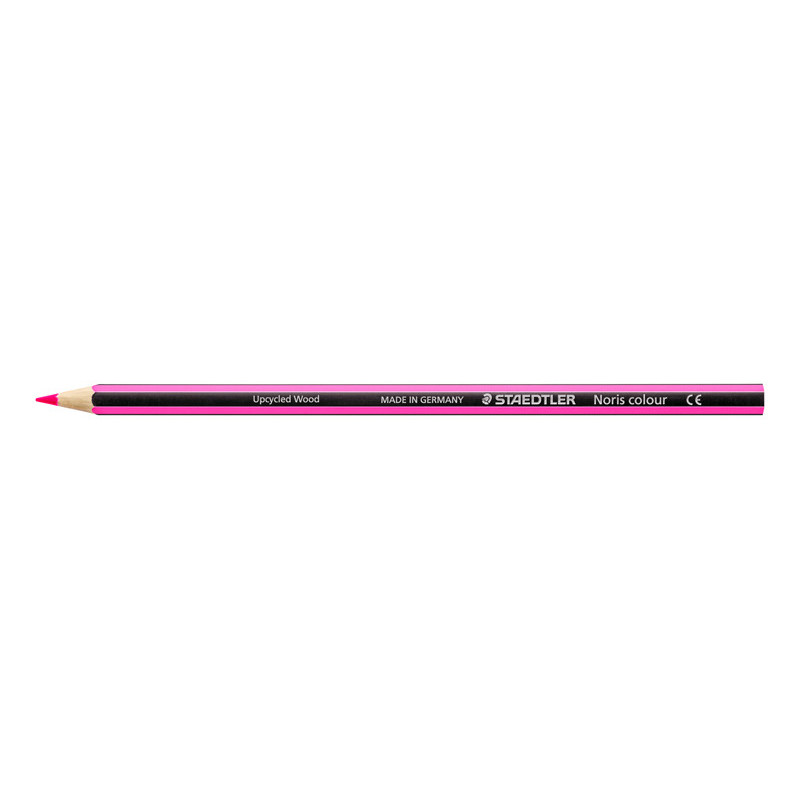 4007817185445 - NORIS COLOUR 185 12 CRAYONS COULEURS ROSE