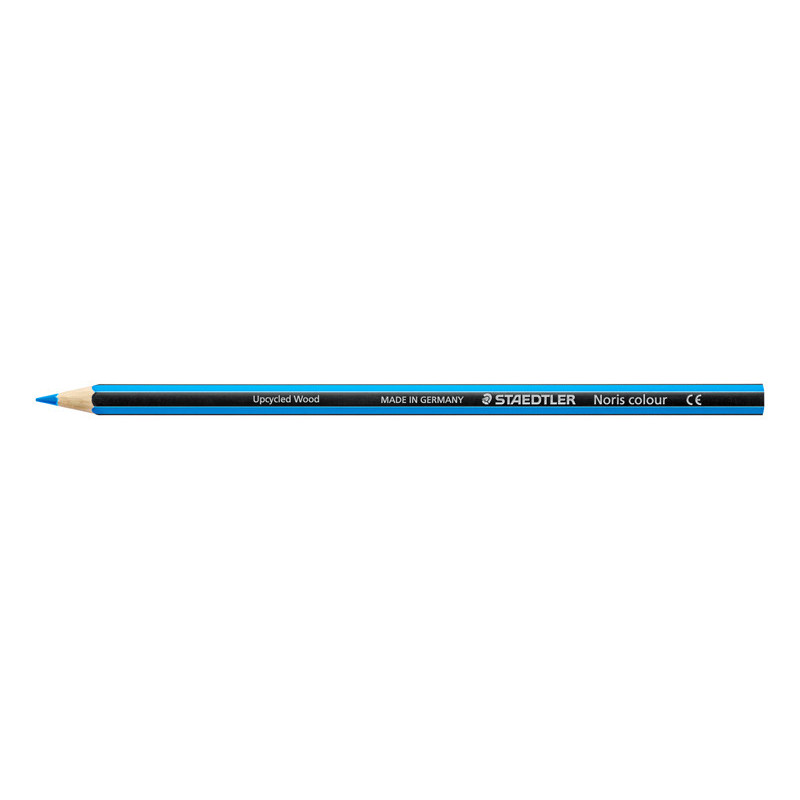 4007817185476 - NORIS COLOUR 185 12 CRAYONS COULEURS BLEU CLAIR