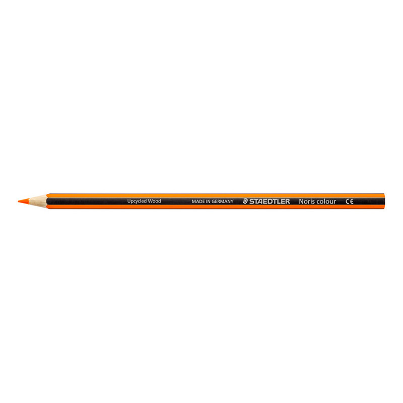 4007817185421 - NORIS COLOUR 185 12 CRAYONS COULEURS ORANGE