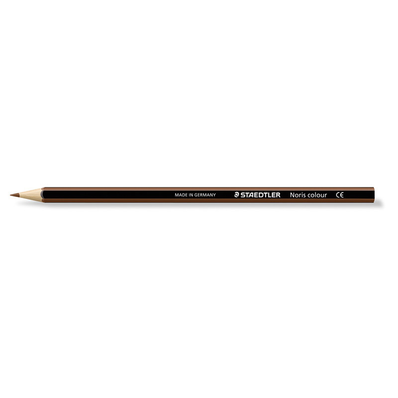 4007817018903 - NORIS COLOUR 185 12 CRAYONS COULEURS MARRON