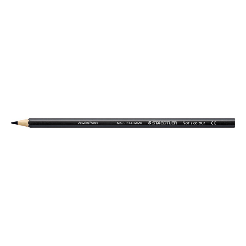4007817185513 - NORIS COLOUR 185 12 CRAYONS COULEURS NOIR