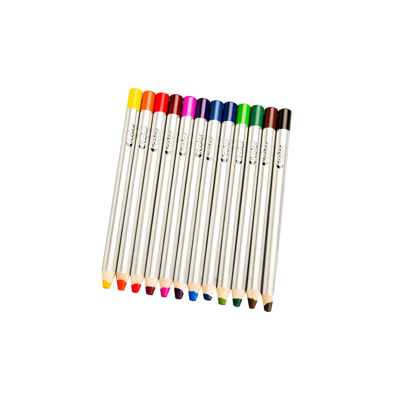 3700773310449 - 12 CRAYONS COULEURS GROS MODULE 3EN1 COLORIS ASSORTIS