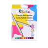 3700773310449 - 12 CRAYONS COULEURS GROS MODULE 3EN1 COLORIS ASSORTIS