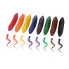 8 CRAYONS CIRE TRIANGULAIRES GRAFFIX COLORIS ASSORTIS