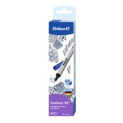 PELIKAN 96 1 FEUTRE ECRITURE FINE COLORIS BLEU