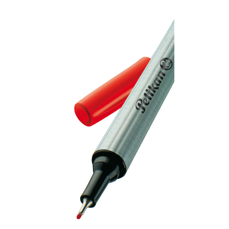 PELIKAN 96 1 FEUTRE ECRITURE FINE COLORIS ROUGE