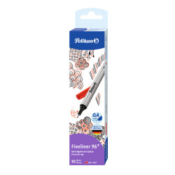 PELIKAN 96 1 FEUTRE ECRITURE FINE COLORIS ROUGE