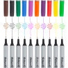 PELIKAN 96 10 FEUTRES ECRITURE FINE COLORIS ASSORTIS