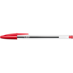 3086123001077 - CRISTAL MEDIUM STYLO BILLE ROUGE