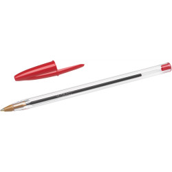 3086123001077 - CRISTAL MEDIUM STYLO BILLE ROUGE