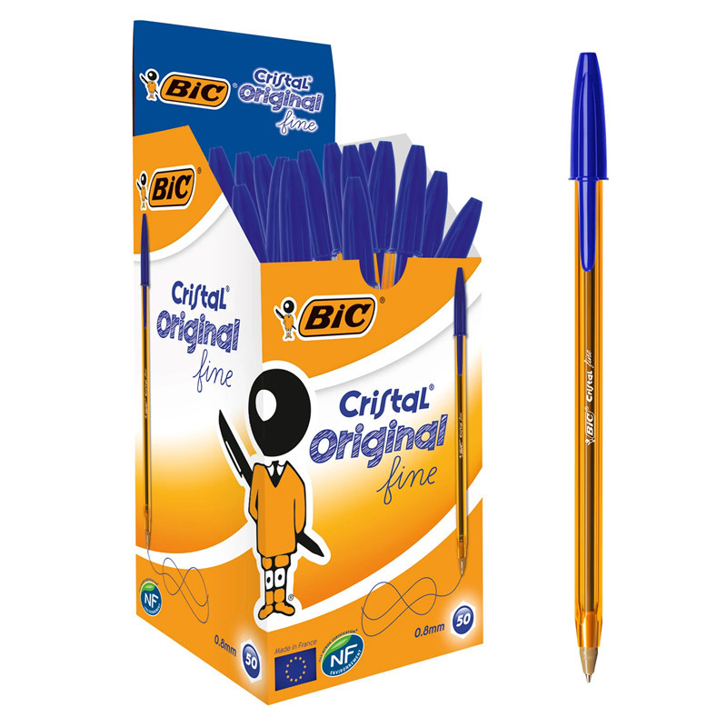 3086123132948 - BIC CRISTAL FINE STYLO BILLE BLEU