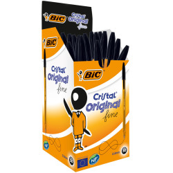 3086123132955 - CRISTAL FINE STYLO BILLE NOIR