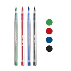 8003511416461 - CARIOCA SFERA 4 STYLOS BILLES RECYCLÉS ASSORTIS