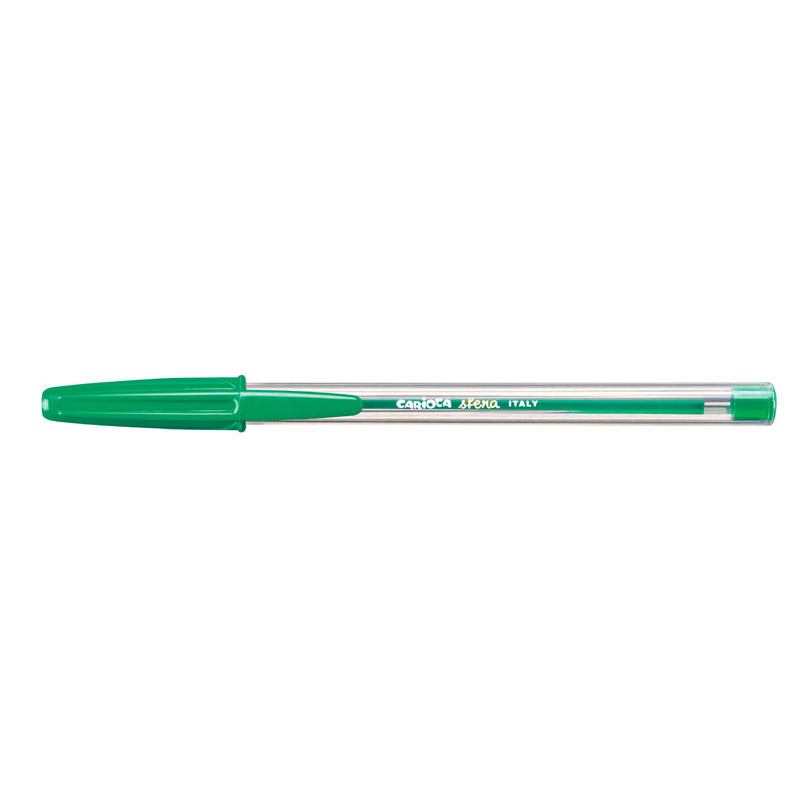 8003511216436 - CARIOCA SFERA STYLO BILLES RECYCLÉS VERT